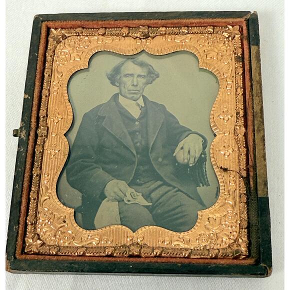 Daguerreotype Color Tinted Photographs of Civil War/ Victorian Colored Apple - Picture 6 of 16